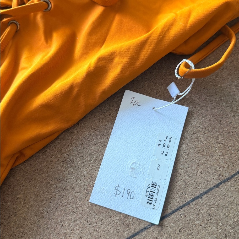 Women's Orange Swimsuit - Picture 3 of 3
